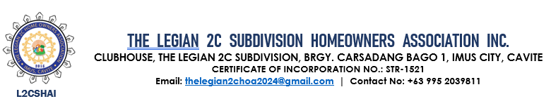 THE LEGIAN 2C SUBDIVISION